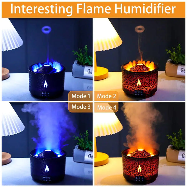 Volcanic Flame Humidifier Diffuser