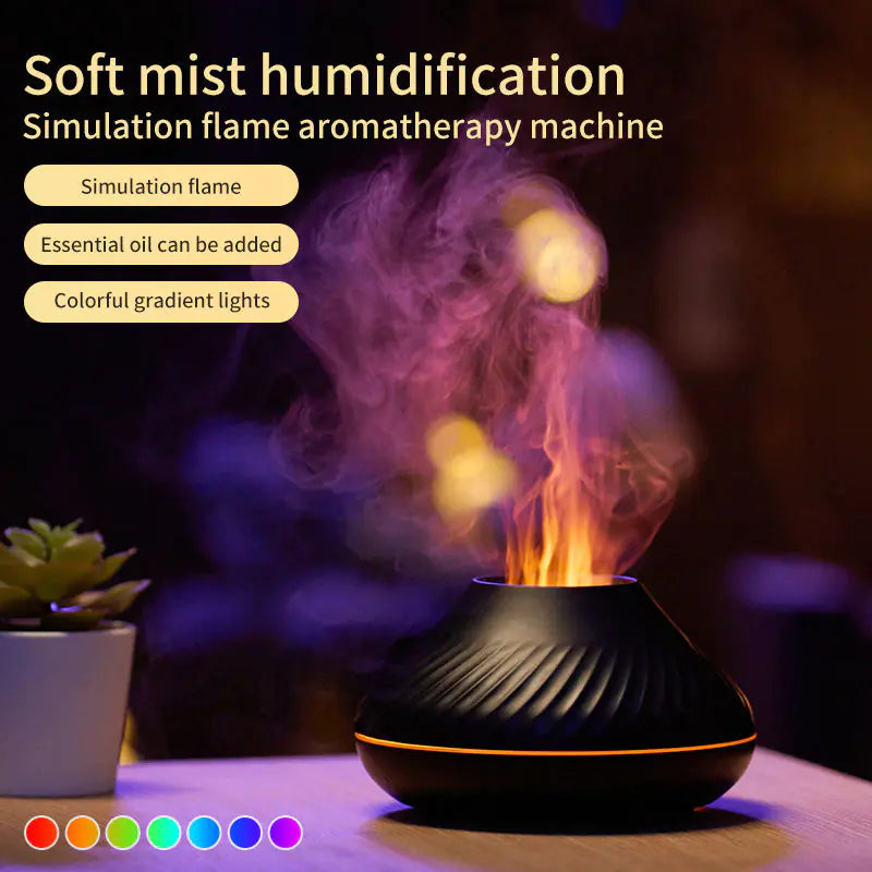 7 Color Flame Humidifier